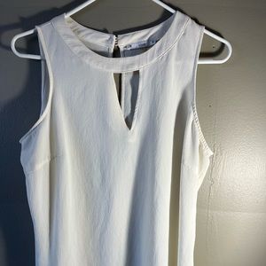 White business casual top